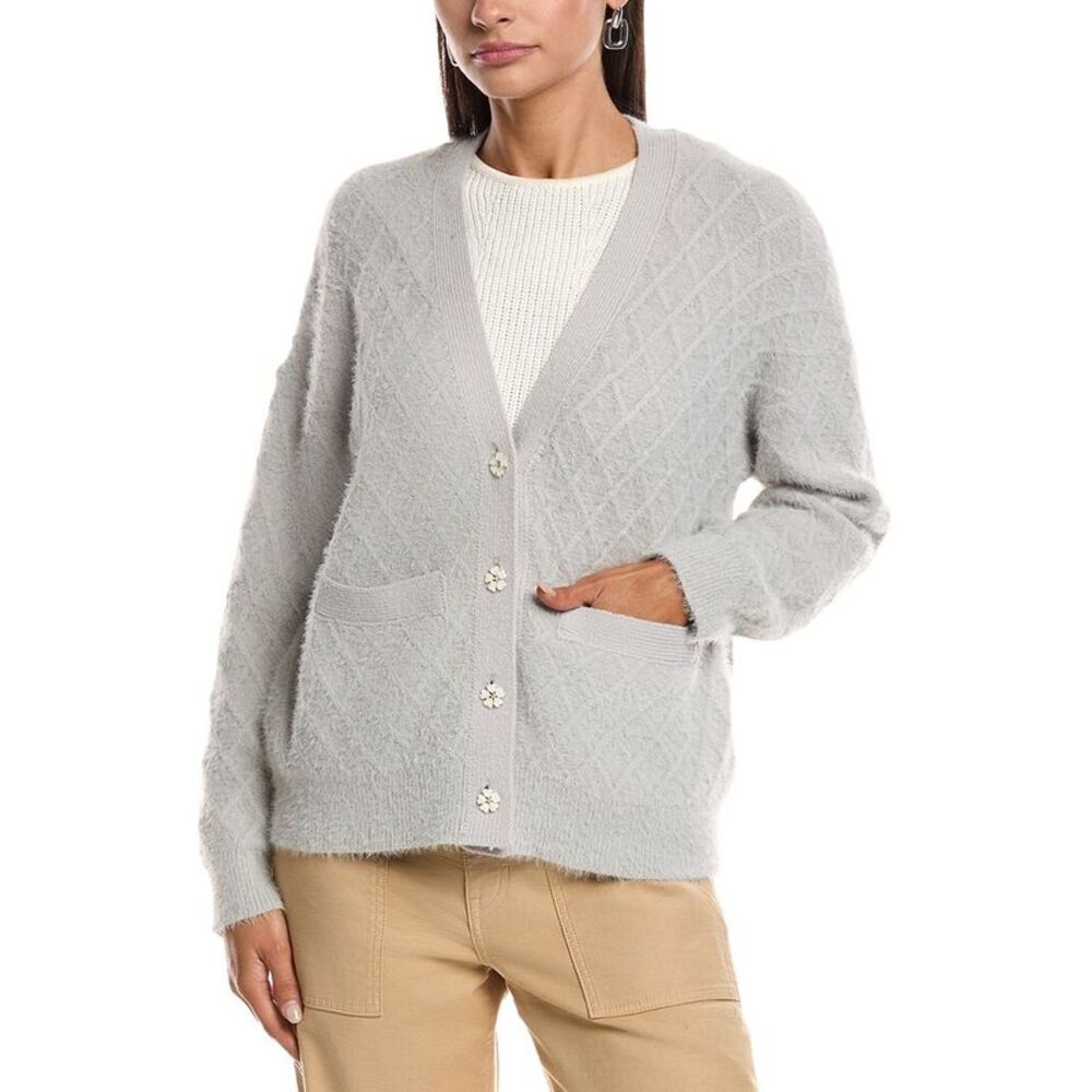 Stella + Lorenzo Womens  Cardigan, Gray